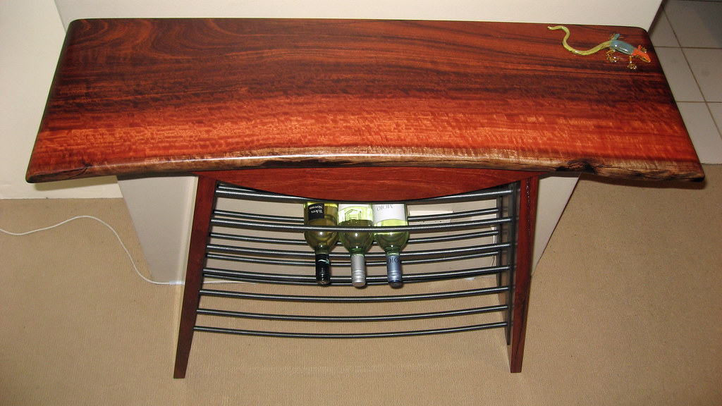 Jarrah wine rack top view My wine rack turned up today w… Flickr
