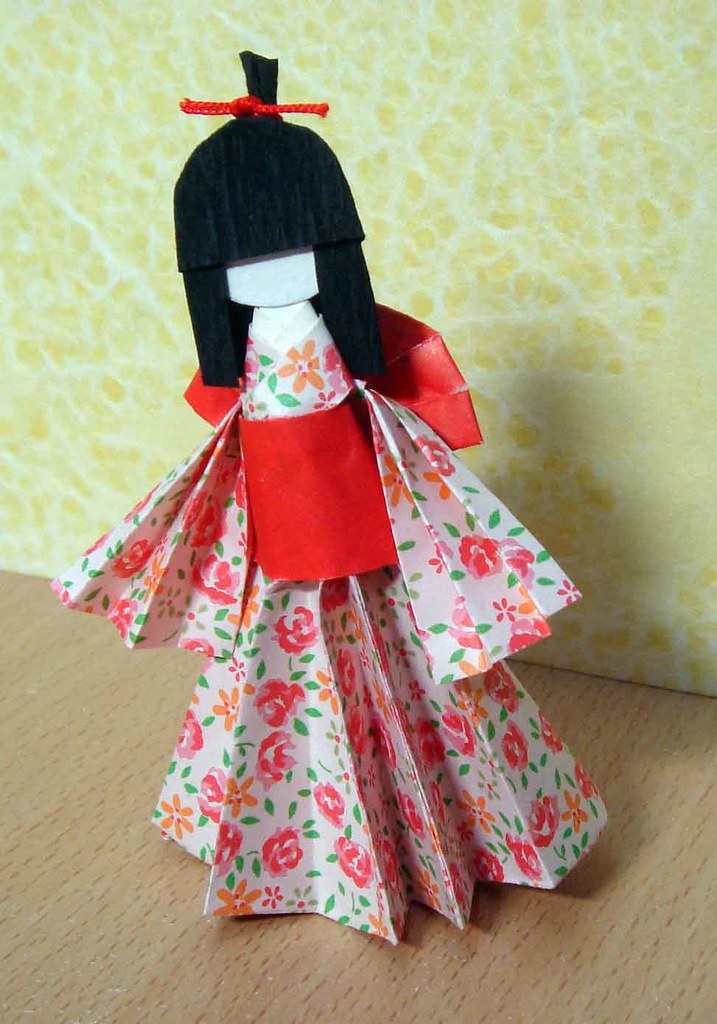 Origami Japanese Paper Doll Jadwal Bus