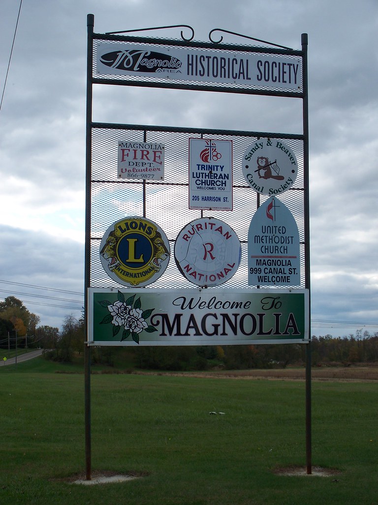OH Magnolia Entrance Entrance to Magnolia, Ohio. Flickr