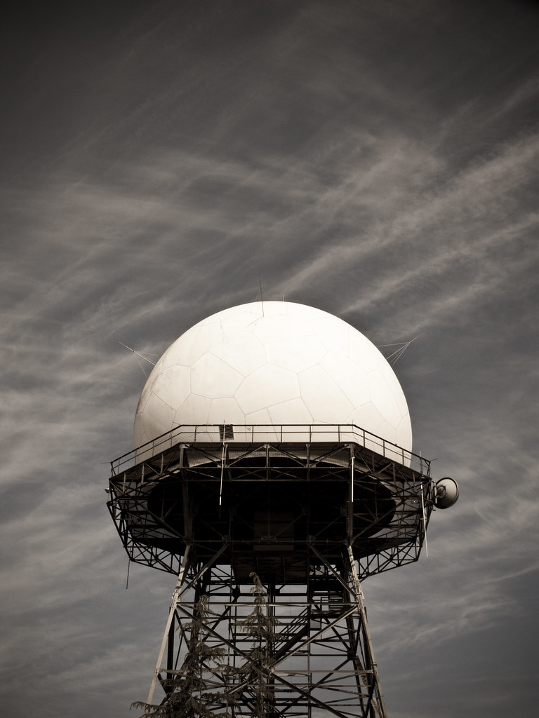 FAA Radar Dome As seen from the historic Fort Lawton Milit… Flickr