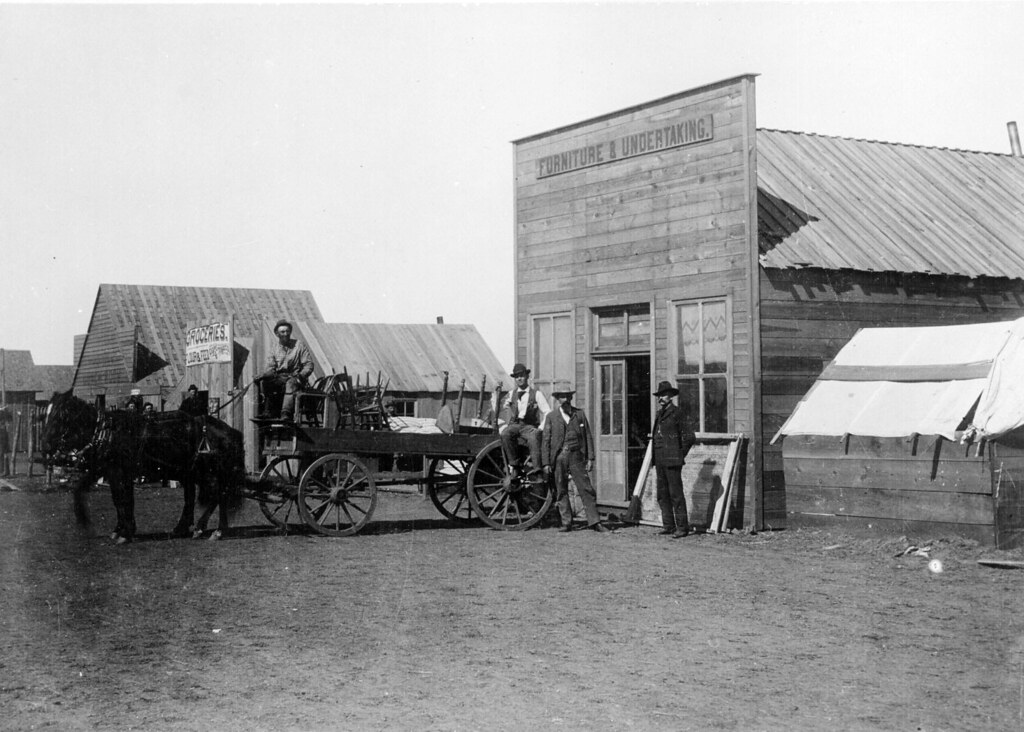 In the furniture and undertaking business In the furniture… Flickr