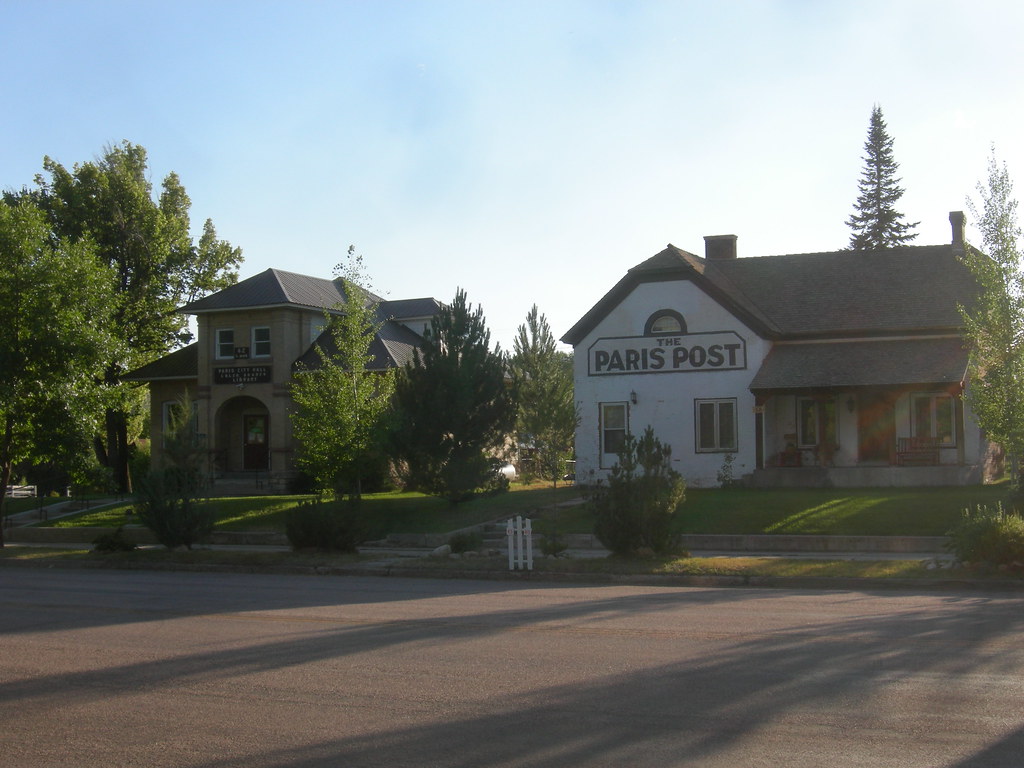 Paris, Idaho Main Street The Paris, Idaho City Hall (on th… Flickr