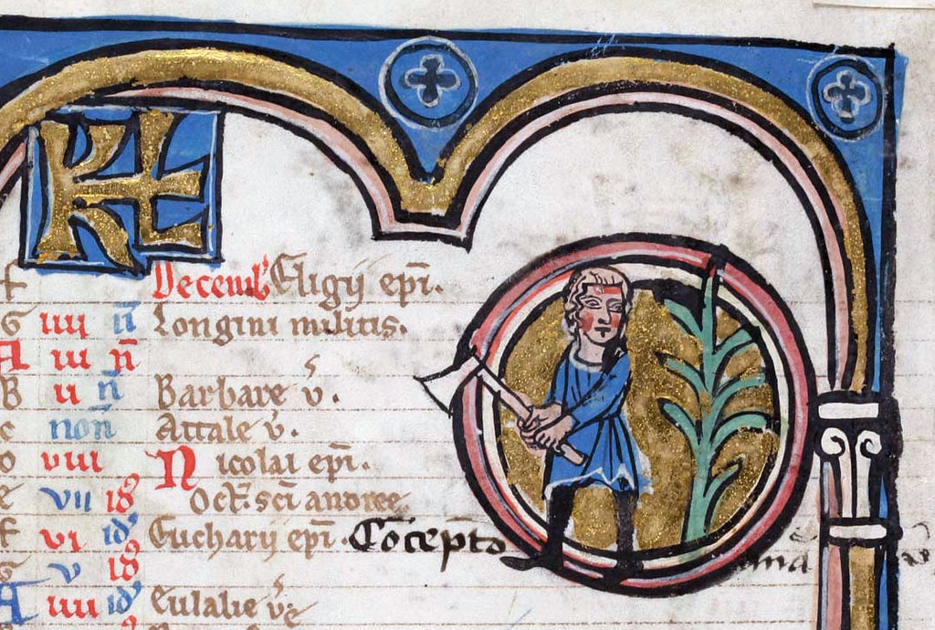 The Labours of the Months, December Roman Breviary for Sun… Flickr