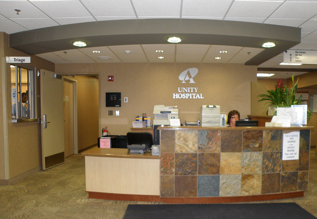 ER Registration Desk Allina Hospitals & Clinics Unity Hospital Flickr