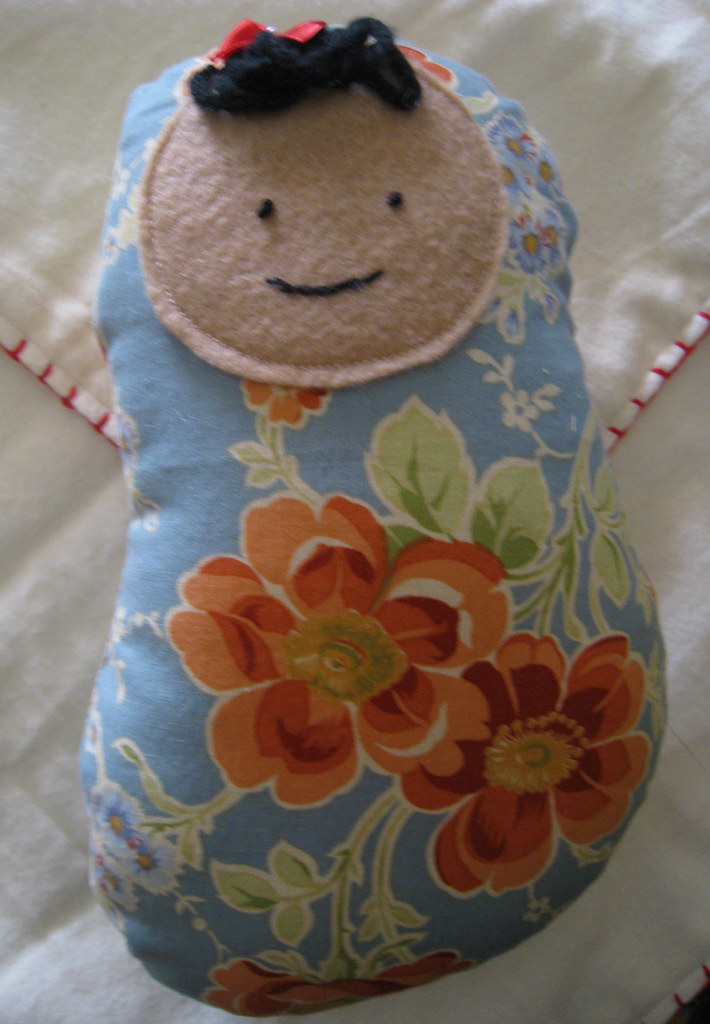 Snuggle Bean Pillow Baby with Blanket for the handmade toy… Flickr