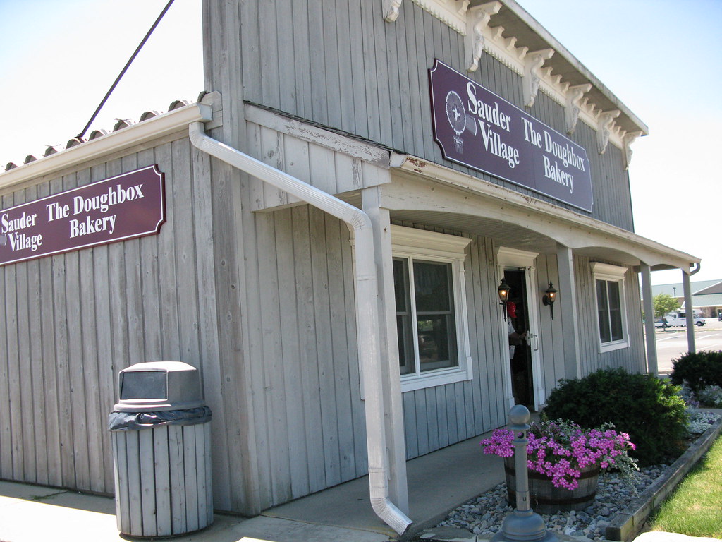 the Doughbox Bakery at Sauder Village in Archbold, Ohio supafly