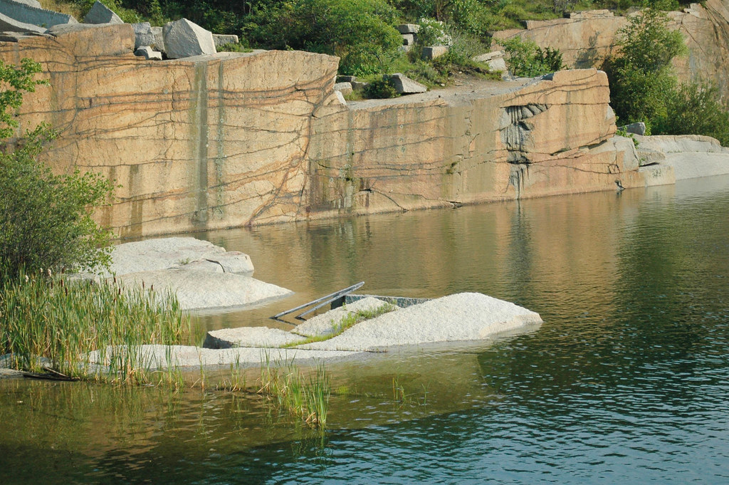 Halibut Point's rock quarry This area used to be a granite… Flickr