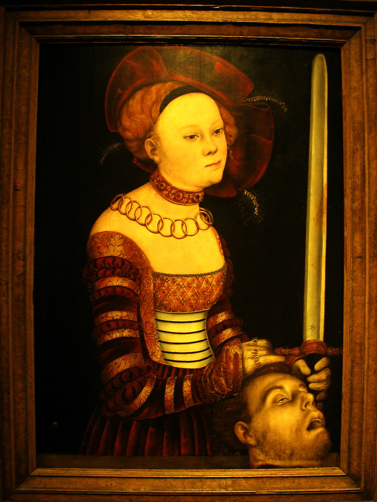 Portrait of a Lady of the Saxon Court as Judith with Head … Flickr