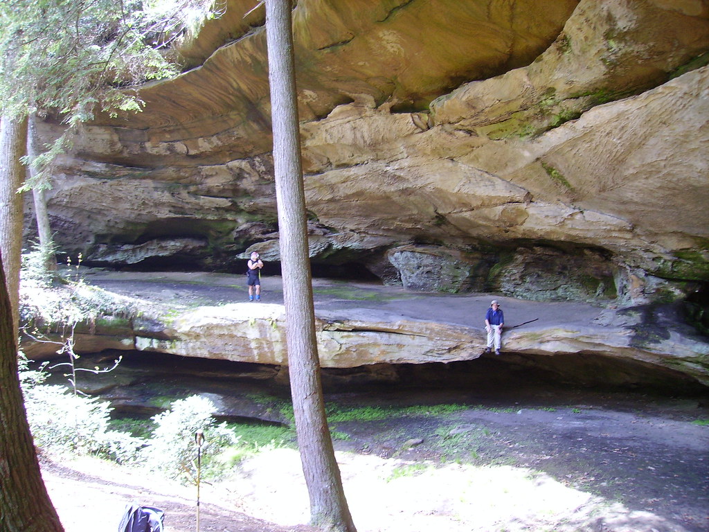 Red River A very cool rockhouse on the rough trail