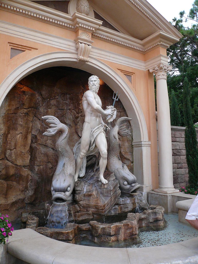 Fountain Statue of Neptune Italy pavilion Epcot Center Flickr