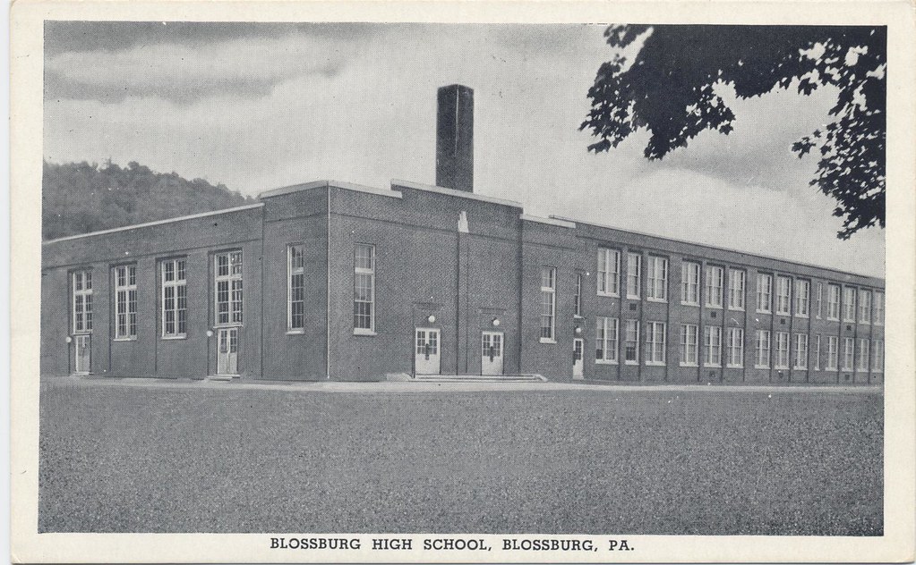Blossburg High School Published by Blossburg 5 & 10C Store… Flickr