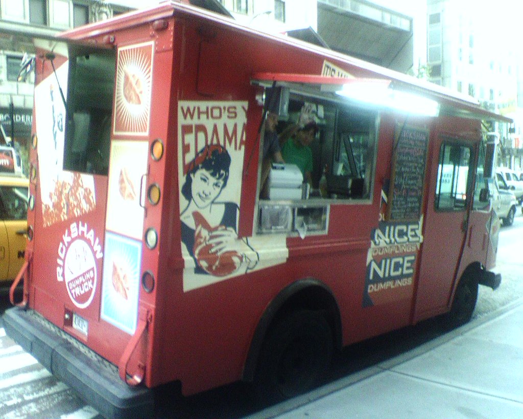 At Lunch Now Rickshaw Dumpling Truck Take Two The Ricksha… Flickr