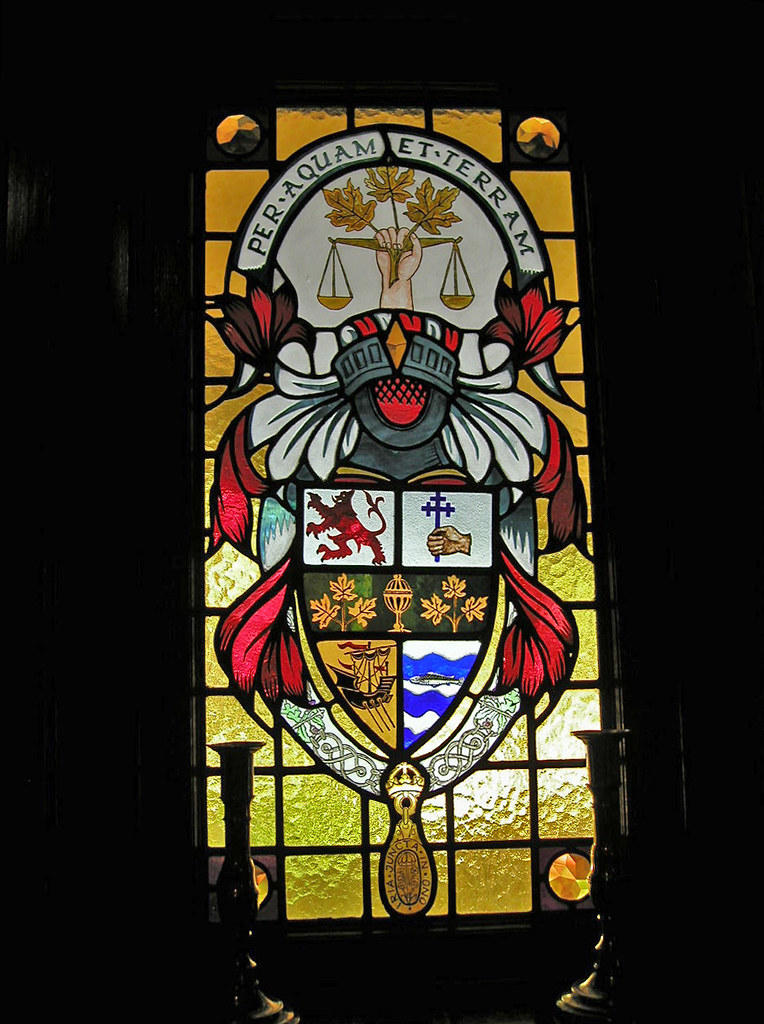 Stained Glass Dalnavert Museum, Winnipeg klaatuveratunictu Flickr