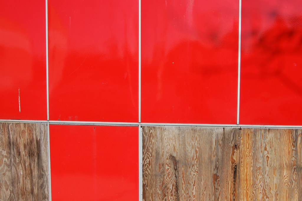 Red/Wood Auto Body Architecture. Heath Harris Flickr