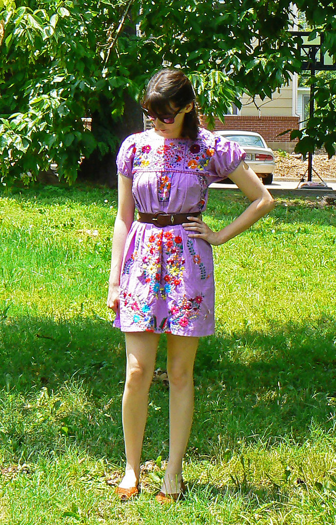 Outfit 06.02.11 Dress Yard Sale, Altered Belt Thrifted… Flickr