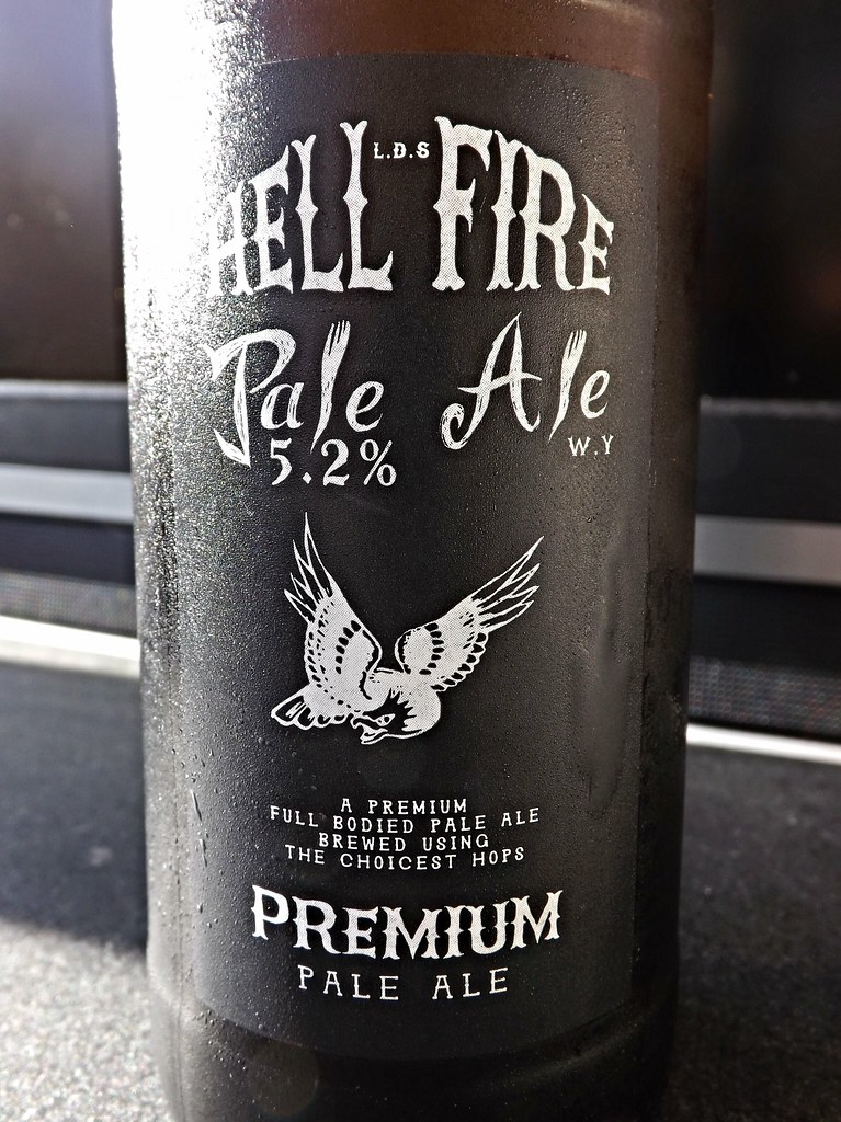 Leeds Brewery, Hell Fire Pale Ale, England 5.2 gold colou… Flickr
