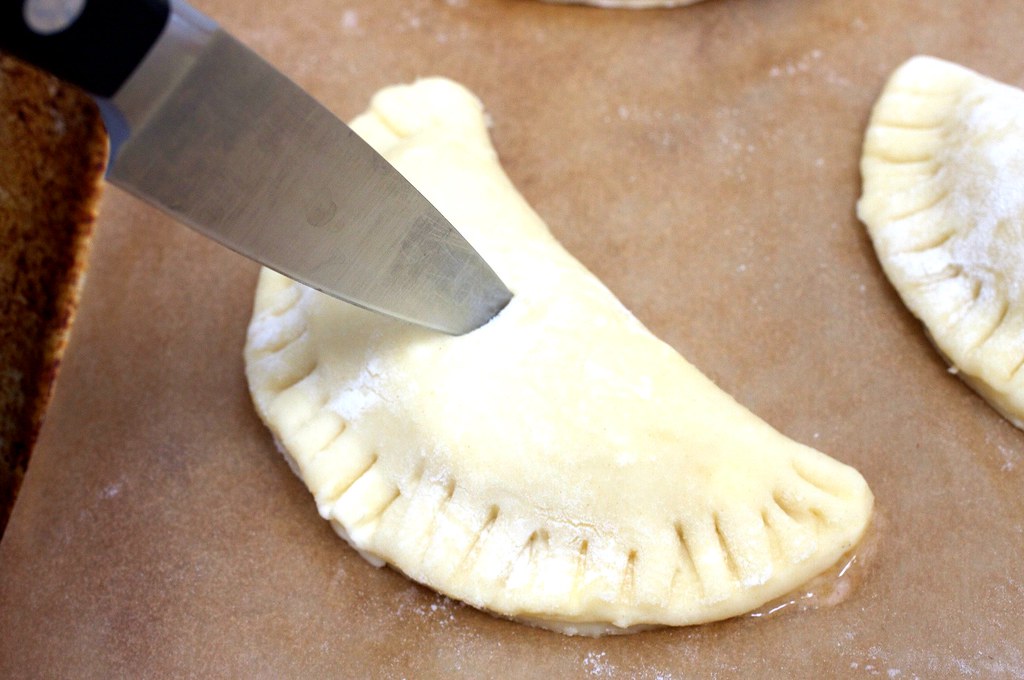 make a vent Bourbon Peach Hand Pies on deb Flickr