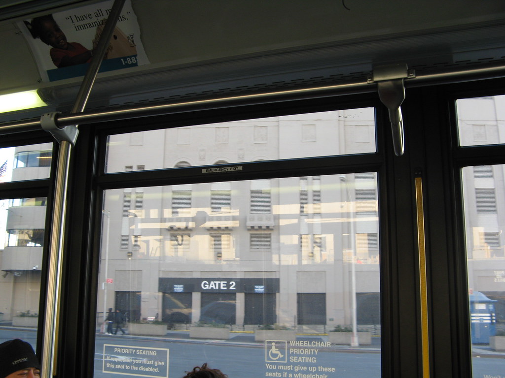 Yankee Stadium, Gate 2 entry as seen from within a moving … Flickr