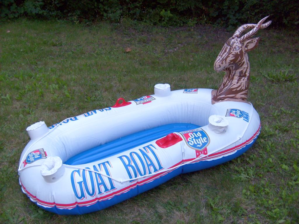 Inflatable "Goat Boat" Got this in trade a number of years… Flickr