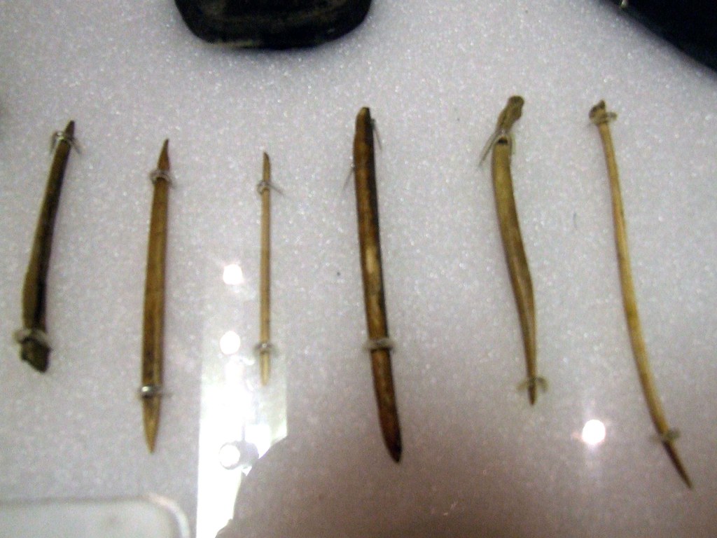 Bone Needles These are bone needles from St. Lawrence Isla… Flickr
