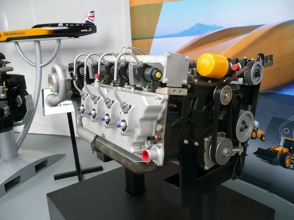 JCB DieselMax engine World's fastest diesel powered car Terry