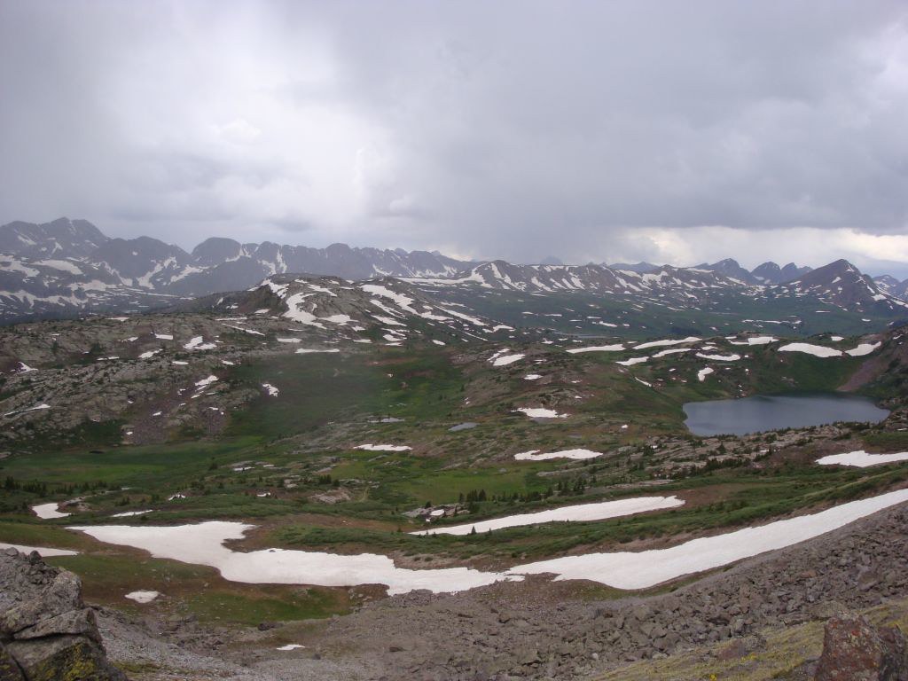 ute lake Looking over Gunsight Pass to Ute Lake. S/V Windom Flickr