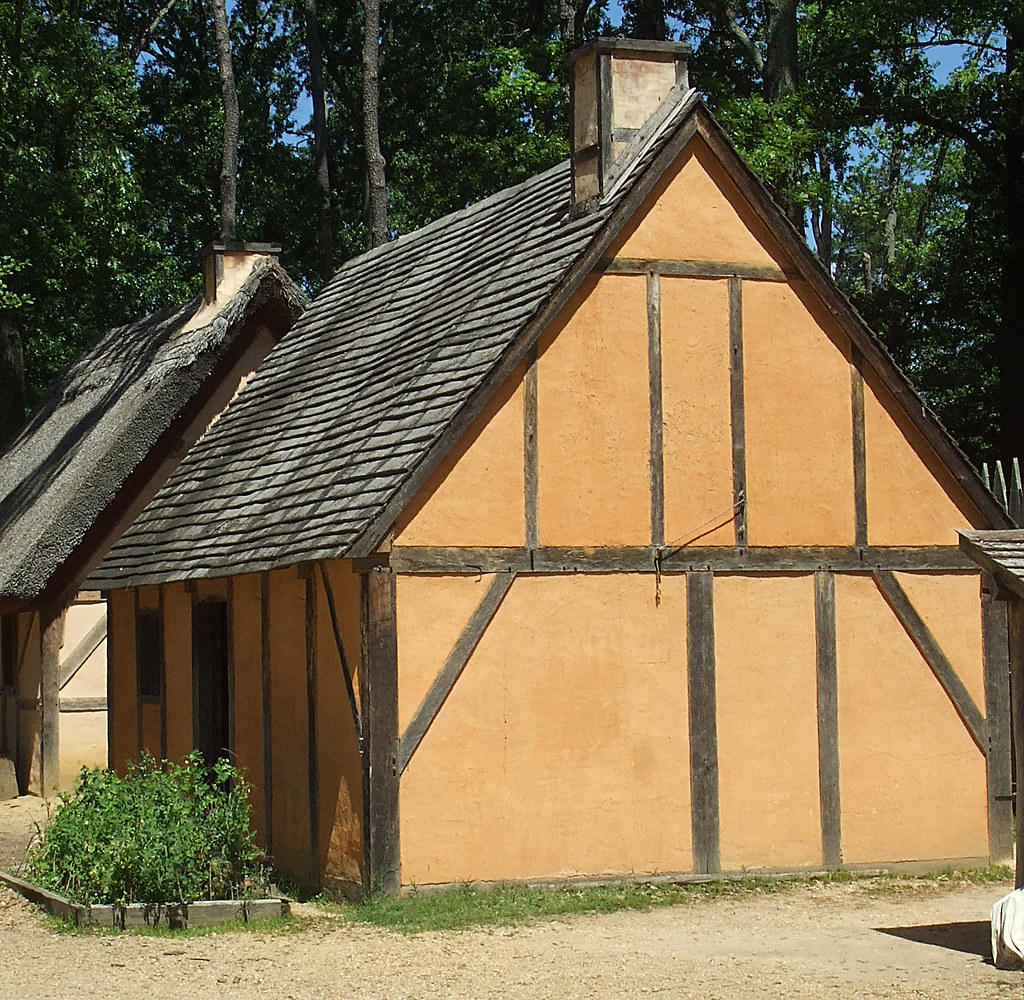 Jamestown Settlement English Homes Jamestown (originally … Flickr