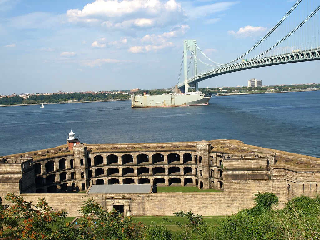 Fort Wadsworth with the VerrazanoNarrows Bridge, New York… Flickr