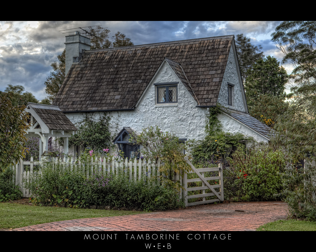 Mt Tamborine Cottage On Black Original Size Facebook F… Flickr