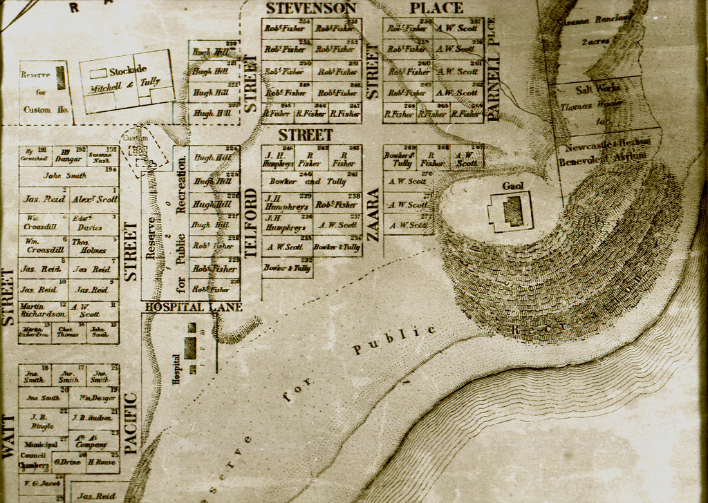 Map of Newcastle, NSW, [n.d.] Source livinghistories.newc… Flickr