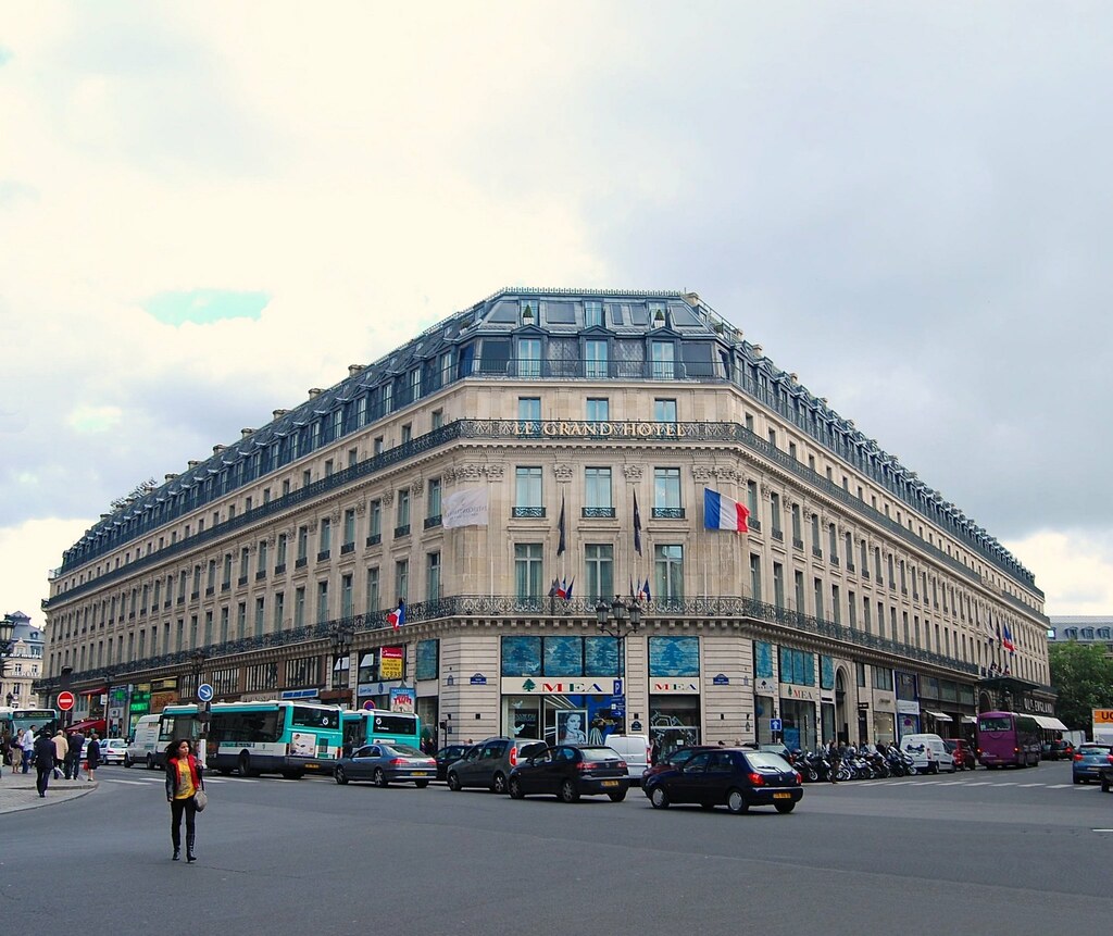 Paris Corners Rue Auber & Rue Scribe Grand Hotel Intercon… Flickr