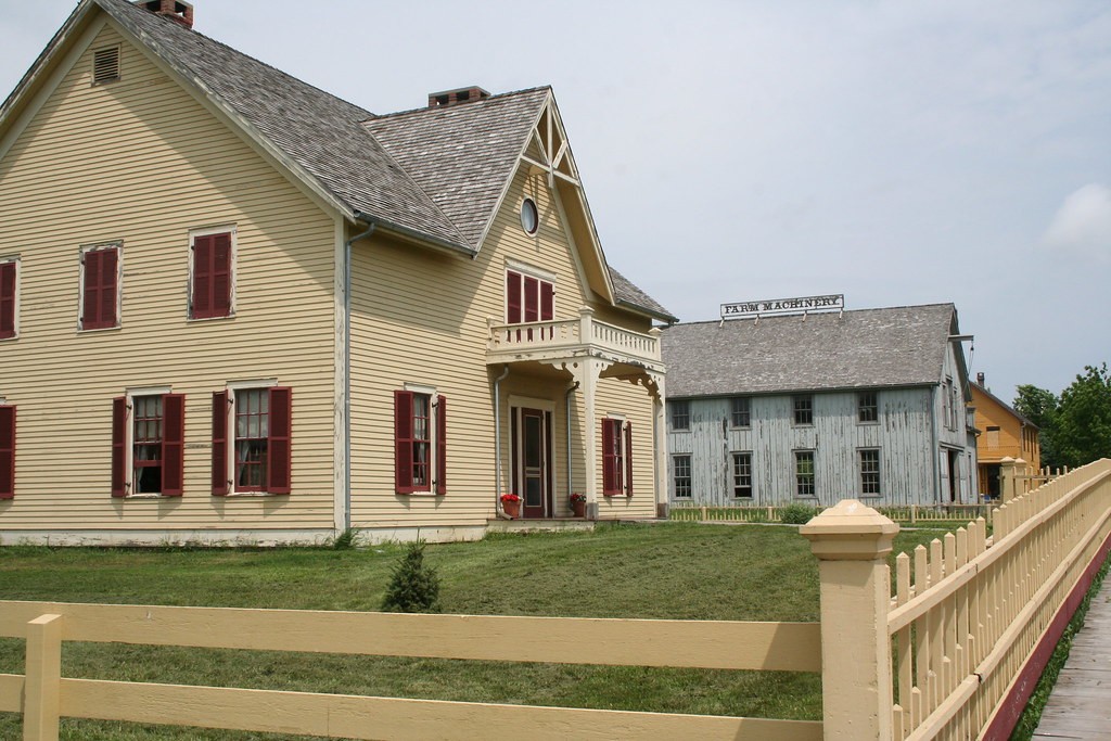 Houses in Town Living History Farms in Urbandale, Iowa