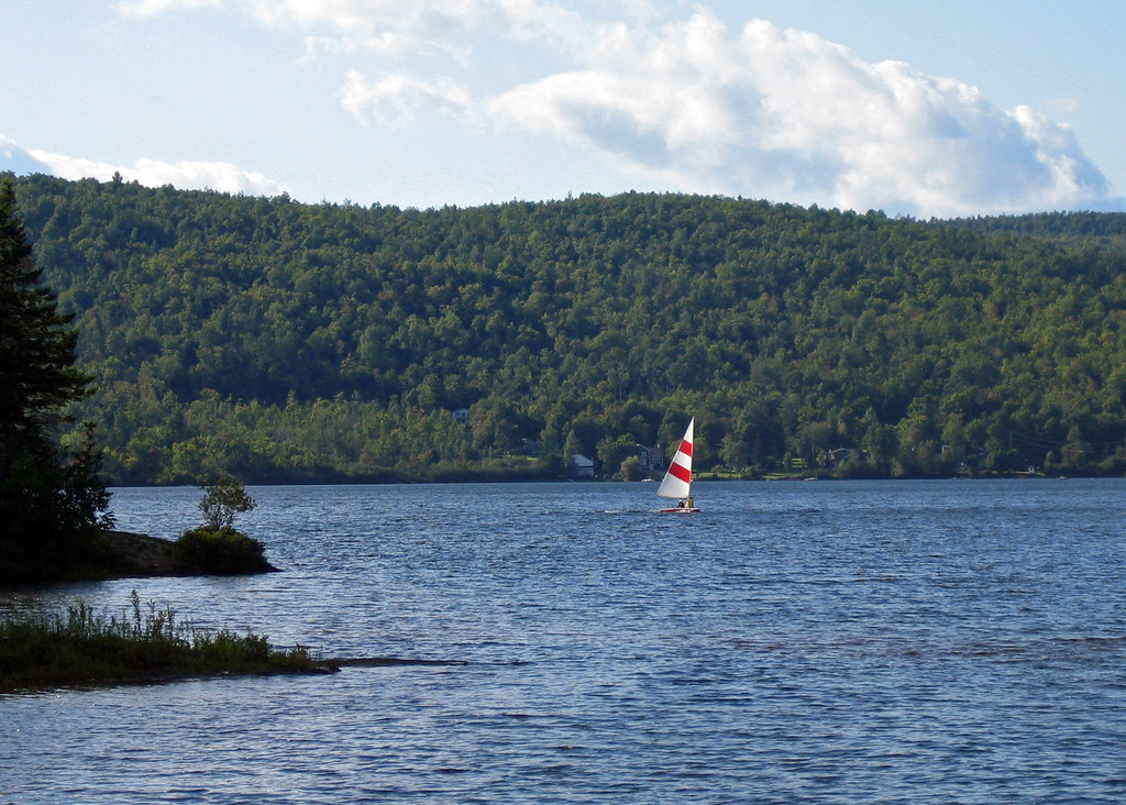 Sailing on Lac D'Argent in Marbleton, Quebec Bobcatnorth Flickr