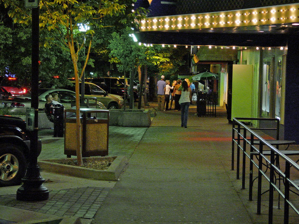 Lawrence KS Mass. Street at Night a photo on Flickriver