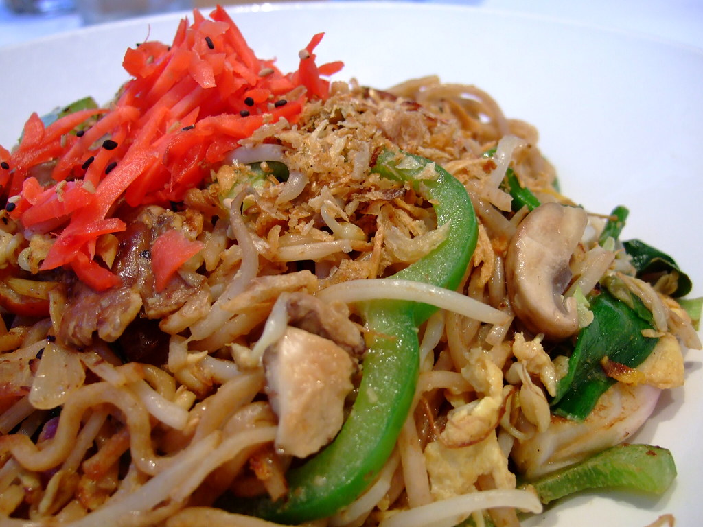 Veggie noodles Wagamama at Quincy Market in Boston. PanAs… Flickr