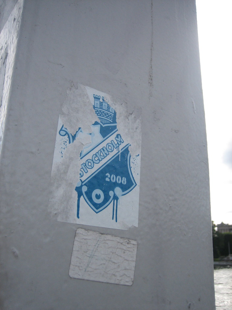 Stickers in Stockholm! this is a city obsessed with stic… Flickr