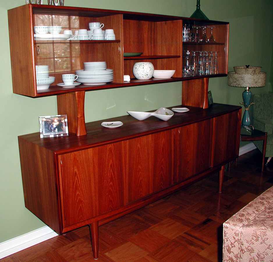 Teak China Hutch/Credenza My pride and joy! I got this at … Flickr