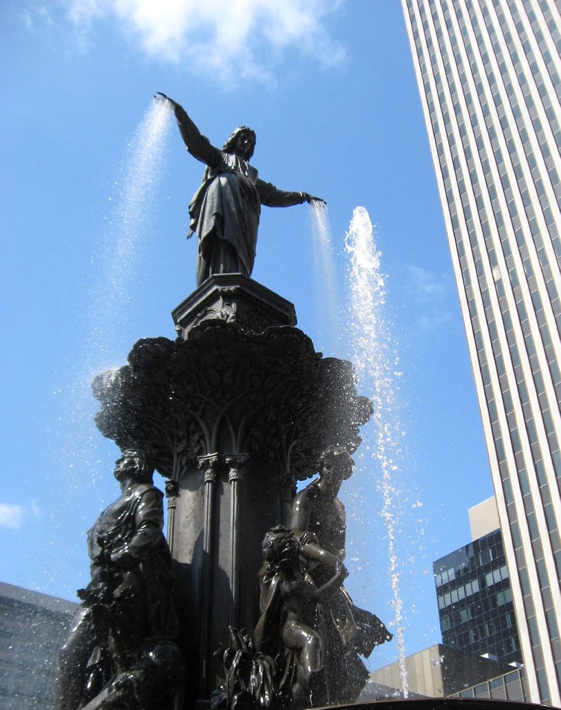The Genius of Water on Fountain Square Flickr