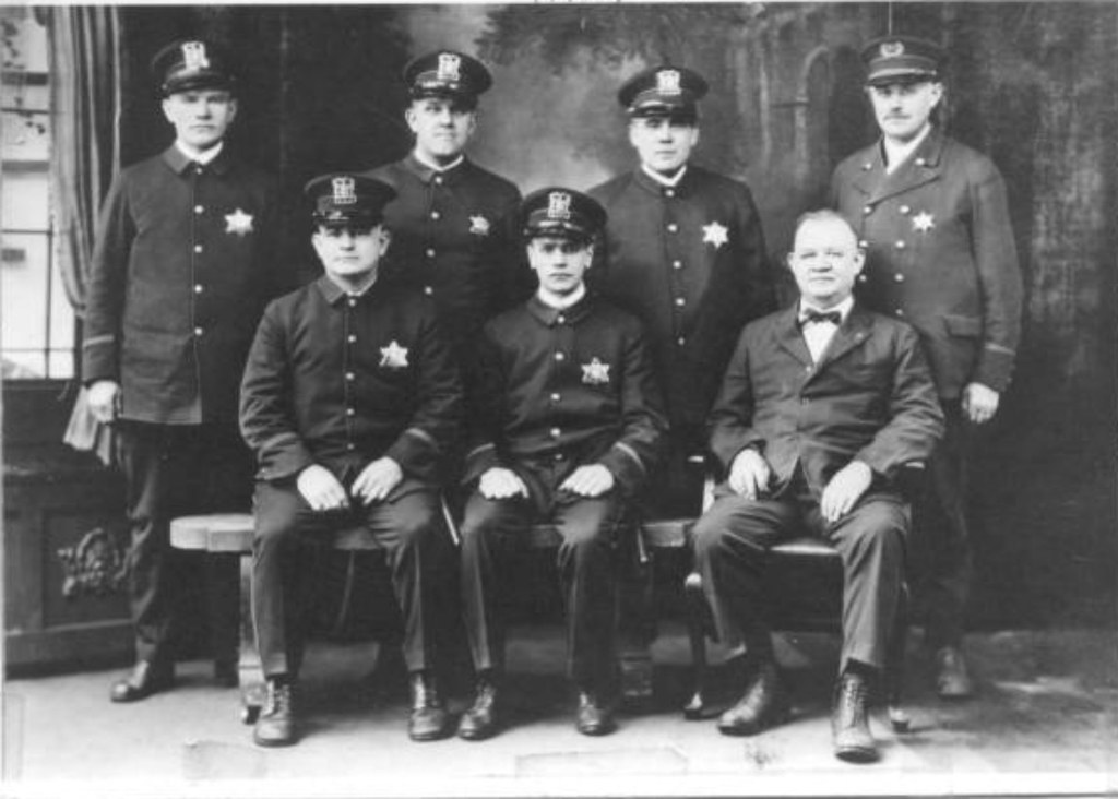 police 1921. Elmwood Park Police Department. F. Row Flickr