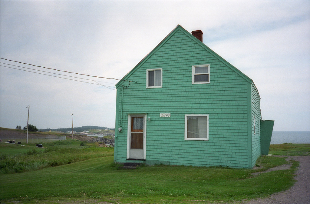 Mint Green House This was a really popular house color in … Flickr