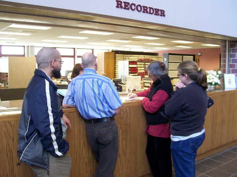 MarriageLic 2009 06 Darrell and Mark applying for Marriag… Flickr