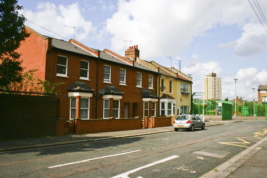 Napier Road, Stratford New builds, old style. Flickr