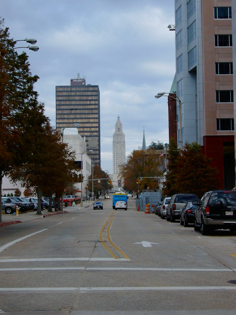 Fourth Street Downtown Baton Rouge, Louisiana Looking down… Flickr