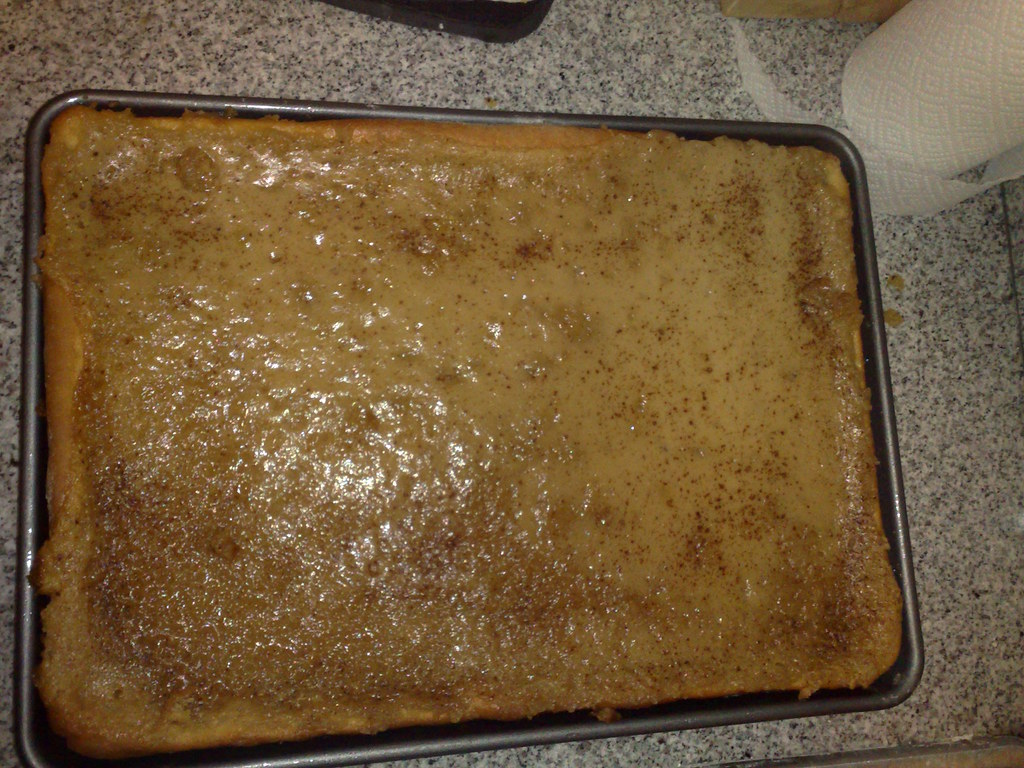 Sugar Creme Kuchen It's sweet bread crust with a sugar cre… Flickr