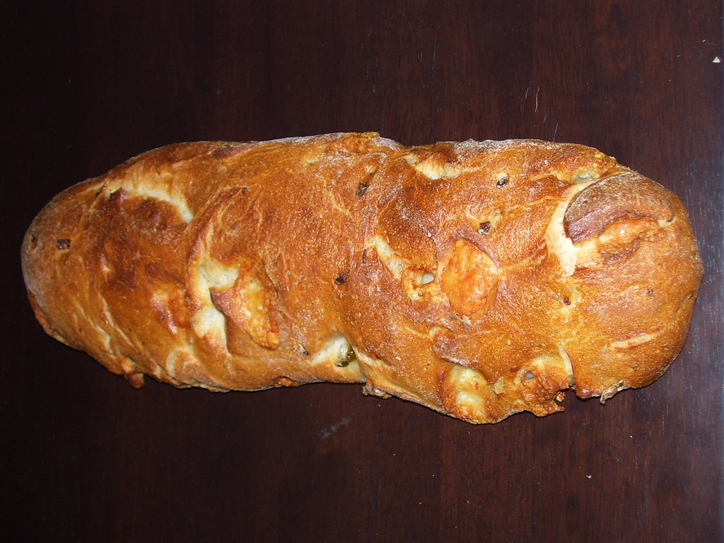 cheese and herb filone hand formed loaf baked in deck oven… Flickr