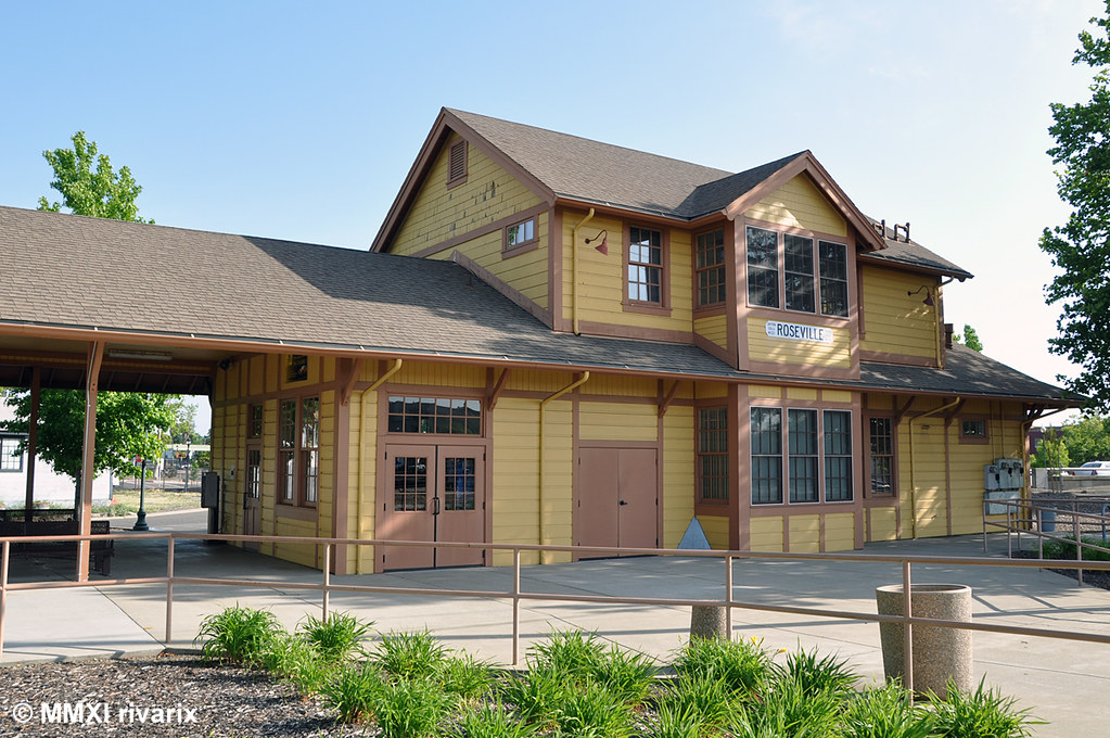 Amtrak Roseville Station (RSV) Amtrak train station in R… Flickr