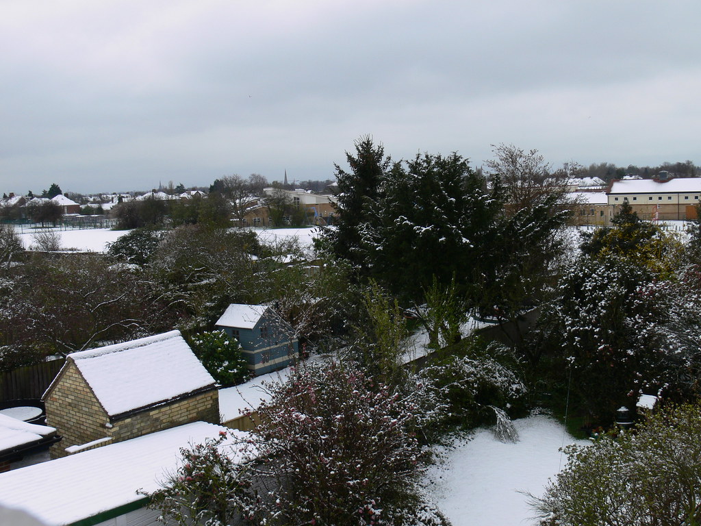 Snow Covered Cambridge 5 Cambridge after a heavy snowfall … Flickr