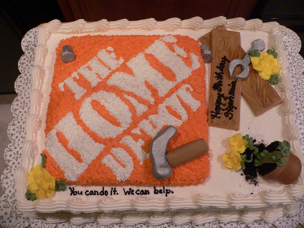 Home Depot Cake Home Depot cake LaShonda Hawkins Flickr