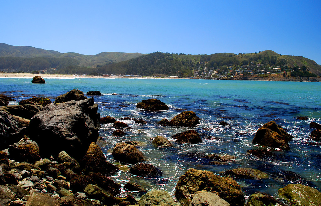 Vista de la playa 1, Linda Mar Beach, Pacífica, California… Flickr
