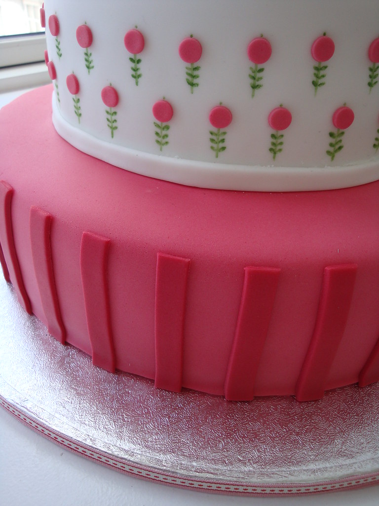 Cake design made from scrapbooking invitation The design o… Flickr